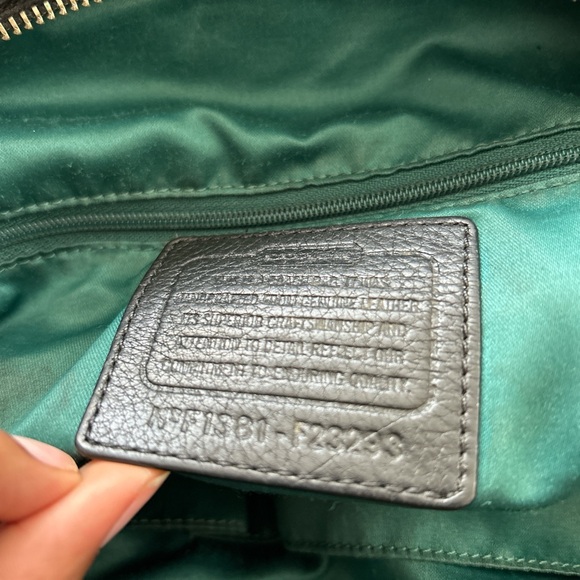 Coach Black Leather Hobo Bag - Picture 7 of 8